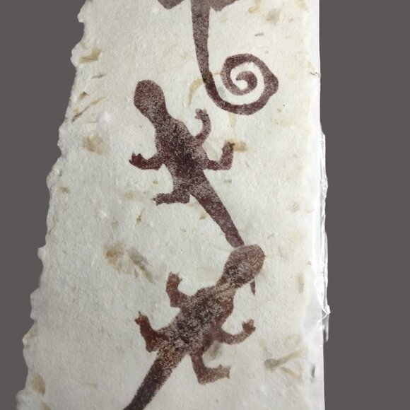 Curling Tails Pictograph Lizard Print Buena Vista Co Signed Lyn Petrillo Paper - Picture 2 of 7
